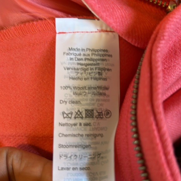 J.Crew Women's Pink Wool Culottes - Picture 4 of 4